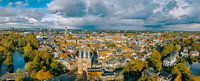 Zwolle stadsgezicht bij de Sassenpoort tijdens de herfst van Sjoerd van der Wal Fotografie thumbnail