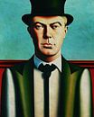The man with top hat by Jan Keteleer (JanKé): A Journey Beyond the Canvas thumbnail