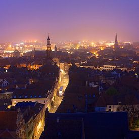 Zutphen bij zonsopkomst van Arnold van Rooij