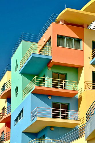 Colourful architecture