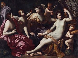 De vier seizoenen, als vier vrouwen - Guido Reni, 1620 van Atelier Liesjes