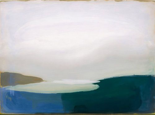 Peace over Sea abstract landscape.