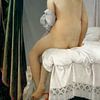 Jean-Auguste-Dominique Ingres - La Baigneuse Valpinçon van 1000 Schilderijen