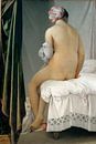 Jean-Auguste-Dominique Ingres - La Baigneuse Valpinçon von 1000 Schilderijen Miniaturansicht