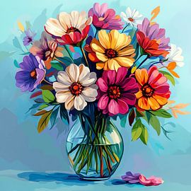 Flowers in a vase