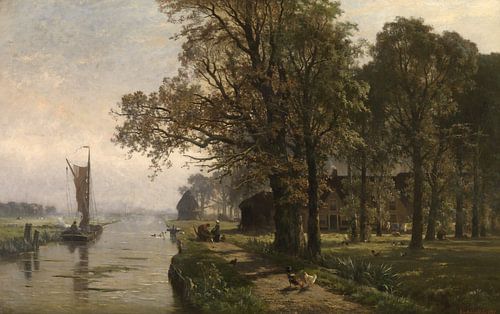 Herinnering aan Gouda, Edmond De Schampheleer, 1878