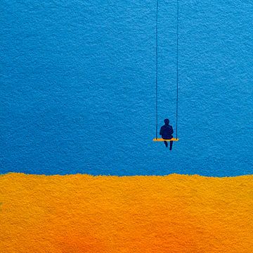 Solitude On Swing by Nomo.Art