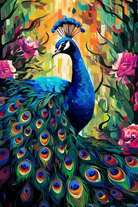 Plumes magnifiques : Le paon dans toute sa splendeur
