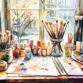 The place of an artist by Jutta Maria Pusl