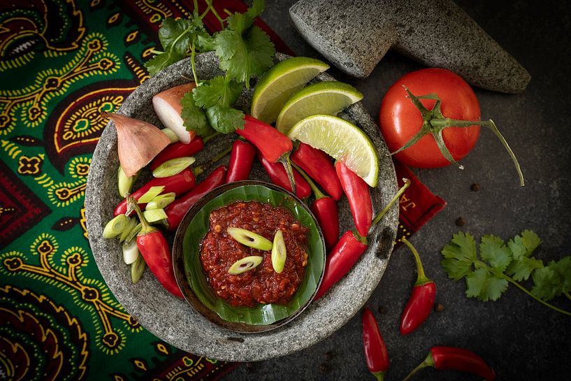 Sambal, Indonesian cuisine by Desiree Meulemans