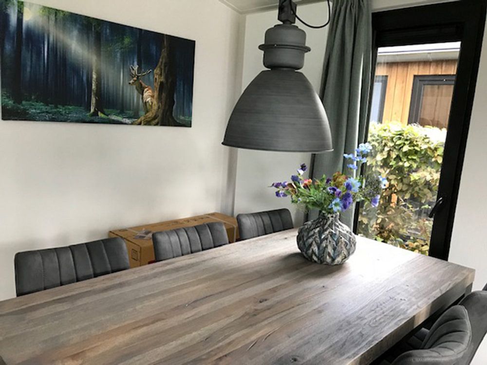 The deer in the mystical forest by Monika Jüngling