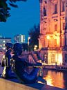 Berlin - DomAquarée bei Nacht, Skulptur an der Spree von Alexander Voss Miniaturansicht