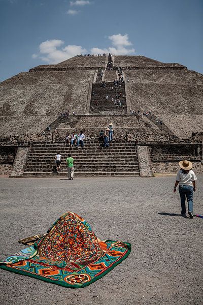 Teotihuacán nabij Mexico City van Eric van Nieuwland