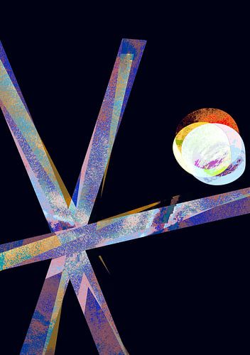 Sterrenkind - Weegschaal Sterrenbeeld Abstract