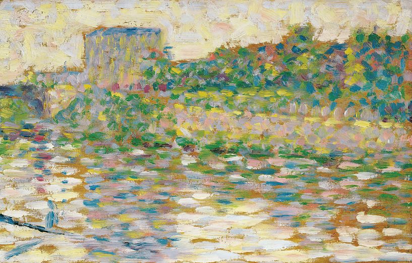 Georges Seurat River Seine by finemasterpiece