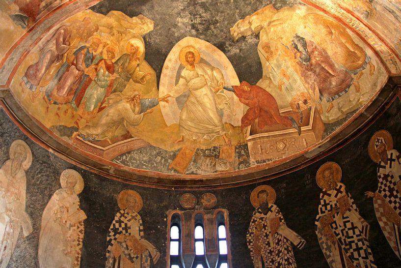 Fresco in the Chora church by Antwan Janssen