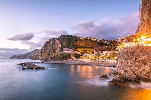 Zonsondergang bij Ponta do Sol Madeira