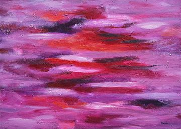 Purple Waves 3 van Maria Meester