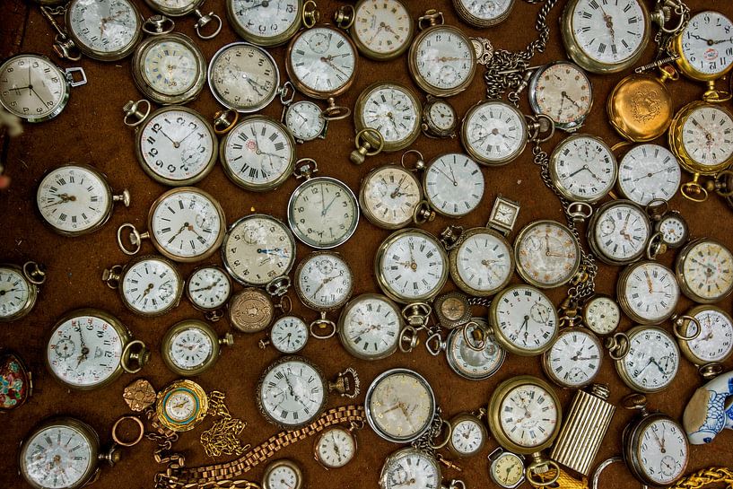 Oude Horloges van Blond Beeld