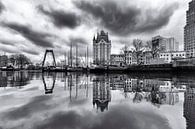 Dark clouds over the Oude Haven par Marcel Moonen @ MMC Artworks Aperçu