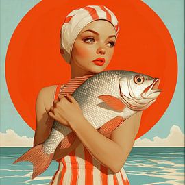 Les vibrations de la plage sur Mirjam Duizendstra