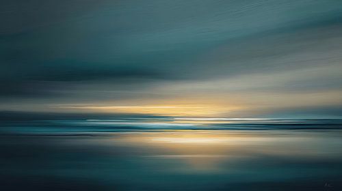 Silence doré au-dessus de l'eau