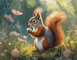 Das Eichhörnchen von Claudia Evans