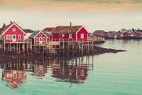 Mural Rorbu Fishing Cabins Lofoten Norway