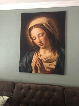 Customer photo: The Virgin in Prayer, (after) Sassoferrato