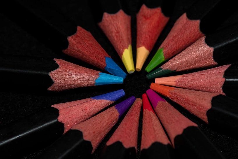 Une série de crayons de couleur par Jolanda de Jong-Jansen