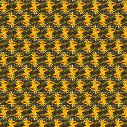Zonnebloempatroon - abstract