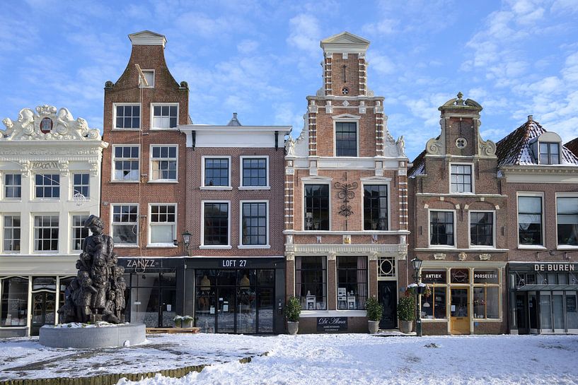 Gewölbte Steinbrücke in Alkmaar von Barbara Brolsma