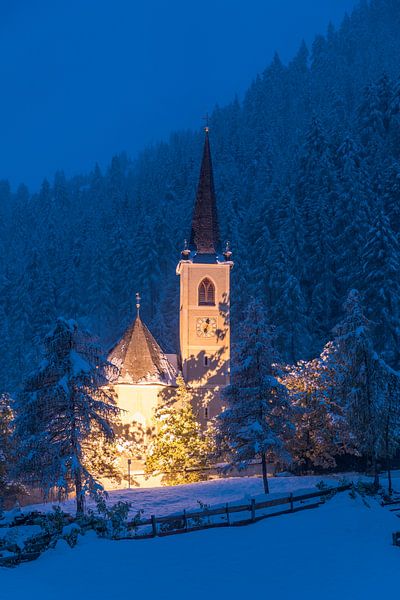 Maria Schnee pilgrimage church in Kalkstein, Innervillgraten, Villgratental valley by Christian Müringer