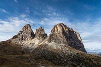 Spotlight on Sassolungo - Dolomites, Italy