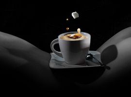 Nude with cappuccino by Alex Neumayer
