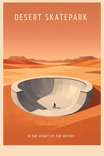 Desert Skatepark — Un bowl au milieu des dunes