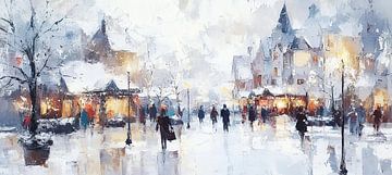 Winter cityscapes by Wonderful Art