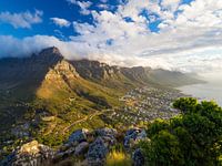 Table Mountain at sunset as seen from Lion's Head, Cape Town