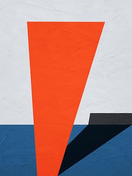 ABSTRAKTE GEOMETRISCHE KUNST IN MODERNEN FARBEN von Online Arts