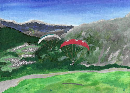 Parapente en montagne