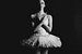 Balletdanser in zwartwit staand 02 van FotoDennis.com