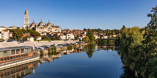 Périgueux avec la cathédrale Saint-Front en France