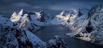 Panorama of Kjerkfjorden by Wojciech Kruczynski