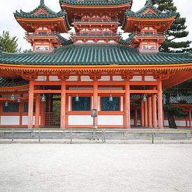 De prachtige Heian-jingū Shrine van Yeltree Fotografie