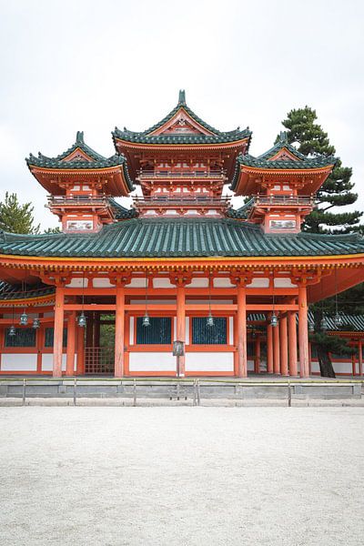De prachtige Heian-jingū Shrine van Yeltree Fotografie