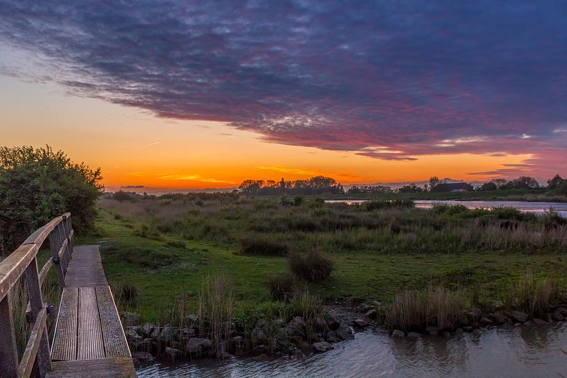 Sunset Nieuwendijk by Eddie Visser