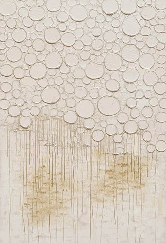 Bulles et gouttes dans une composition sereine