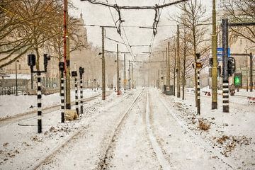 Snow on the Coolsingel by Frans Blok