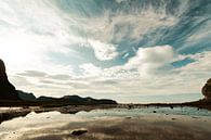 Evening atmosphere Flakstad Lofoten Norway by FOTOFOLIO.DE thumbnail