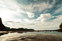 Evening atmosphere Flakstad Lofoten Norway